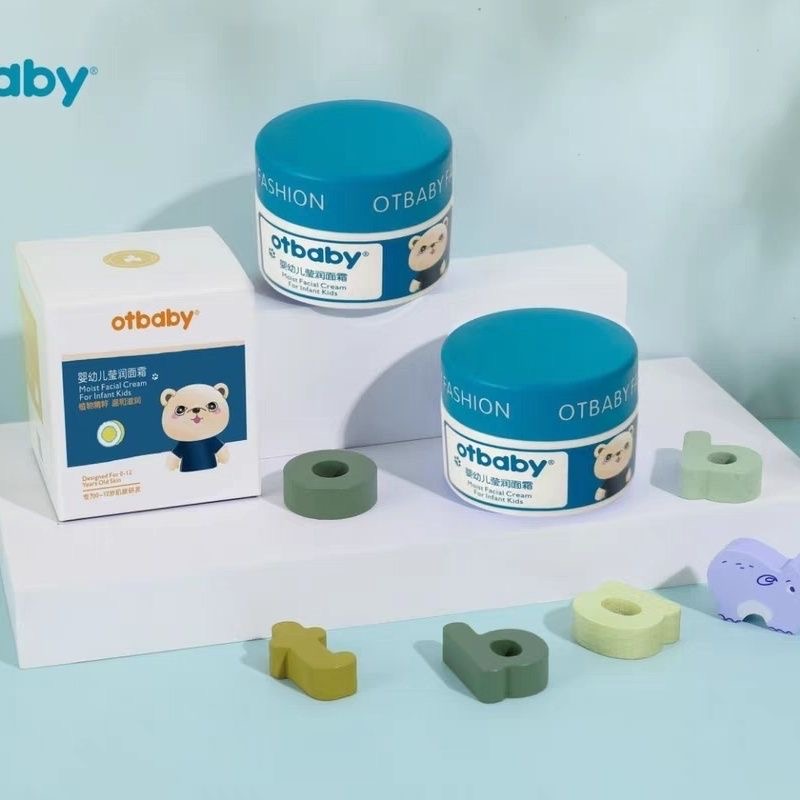 otbaby婴幼儿润肤霜擦脸补水保湿滋润不干燥莹润面霜宝宝护肤脸霜