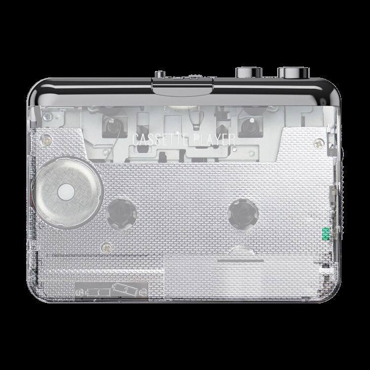 全透明外壳磁带转MP3 type-c接口卡带机随身听Cassette to MP3
