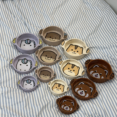 韩国BRIDGE.DOG   宠物 陶瓷碗盆 动物新系列 原装进口保证