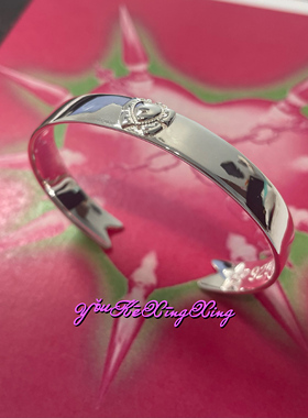 有颗星星S925轻奢爱心蝴蝶结手镯