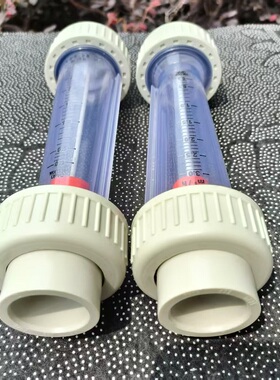 热熔PPR流量计塑料管式转子DN3250PPH浮子液体水四氟轴耐酸碱腐蚀