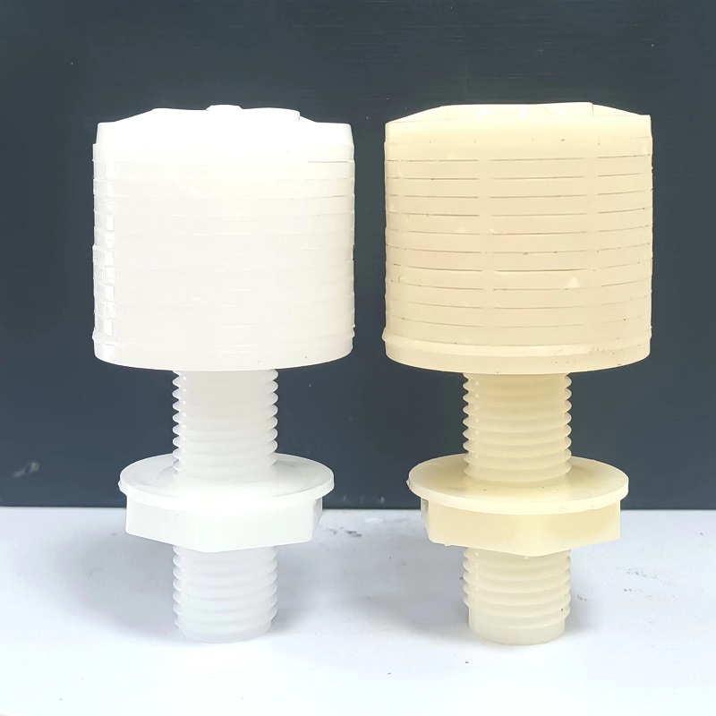 ABS/PP圆柱型叠片式排水帽/滤头 离子交换器专用碟片式滤水帽加厚