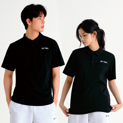2025秋冬新品韩国YONEX尤尼克斯羽毛球服男女同款时尚款POLO短袖