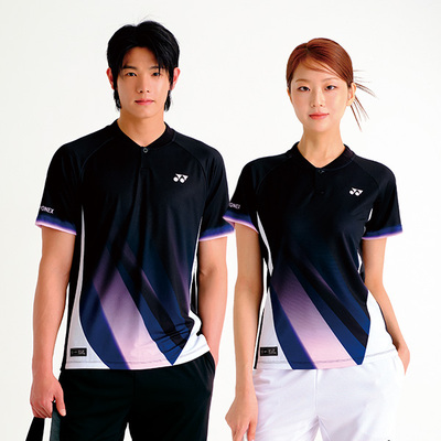 2025秋冬新品韩国YONEX尤尼克斯羽毛球服男女款速干吸汗短袖套装