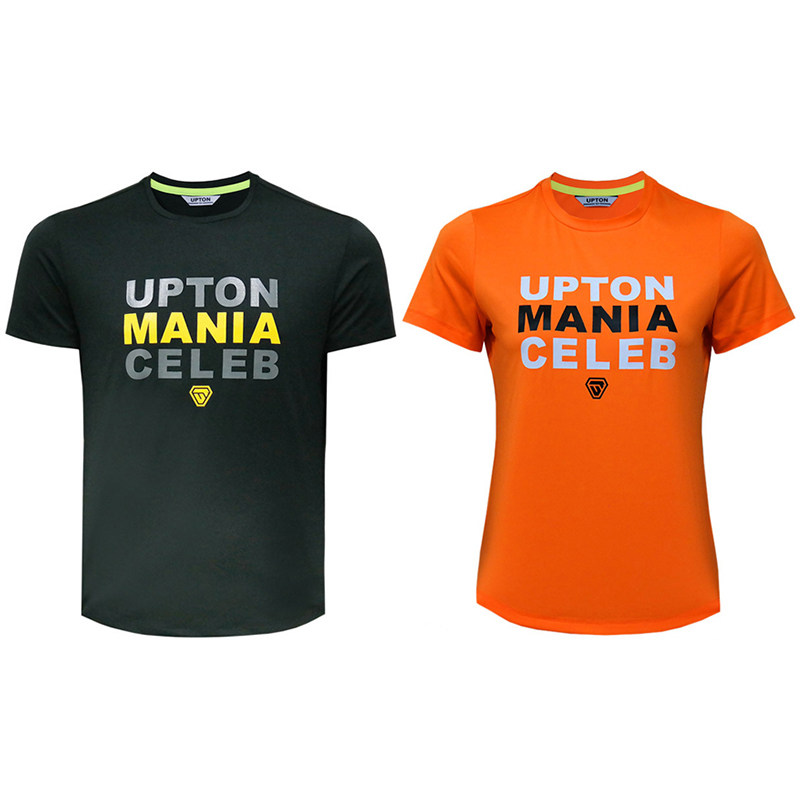 韩国UPTON2023新品羽毛球服男女情侣款运动短袖速干吸汗T恤两色入