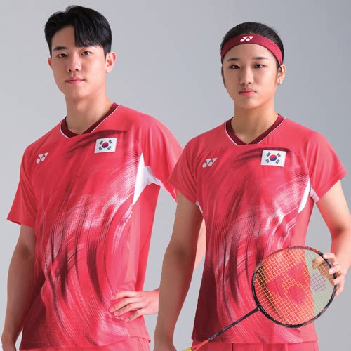 现货特价！韩国YONEX尤尼克斯大赛服羽毛球服男女款吸汗速干短袖