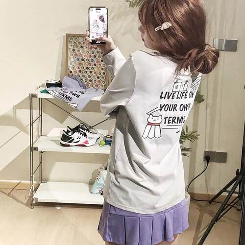 2025新品韩国限量BGOVS运动服羽毛球男女同款长袖T恤速干上衣4色