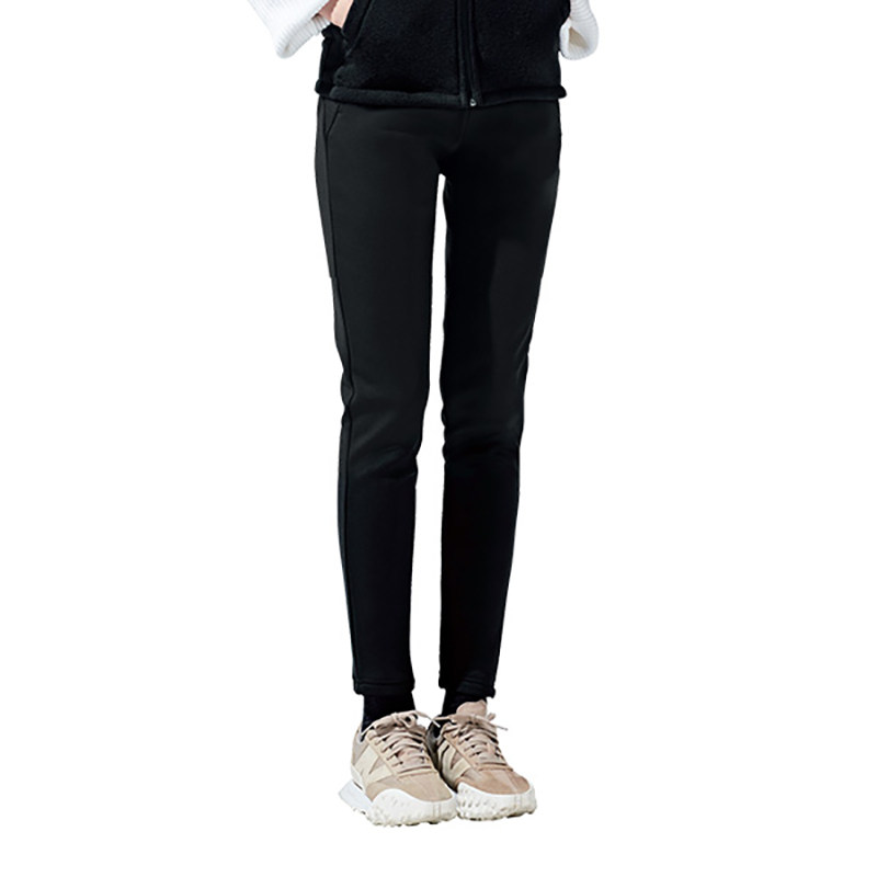 PGNC韩国23新品羽毛球服运动简约长裤男女款速干吸汗透气裤子黑色