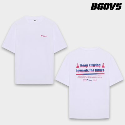 2026韩国春夏新品BGOVS羽毛球服男女同款休闲速干轻薄T恤运动短袖