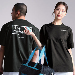 T恤 半速干短袖 韩国YONEX尤尼克斯羽毛球服男女同款 2024春夏新品