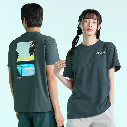 2025春夏新品韩国YONEX尤尼克斯网球服男女同款运动短袖T恤半速干