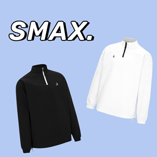 SMAX韩国2023新品 套头上衣速干防风外衣情侣 长袖 羽毛球服男女同款