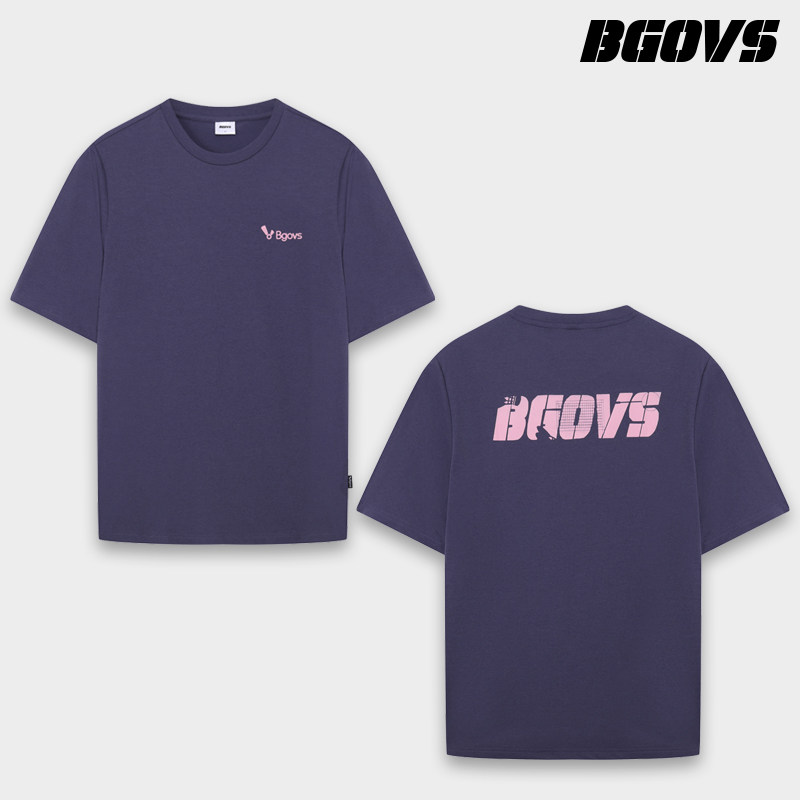 2026韩国春夏新品BGOVS羽毛球服男女同款休闲速干轻薄T恤运动短袖