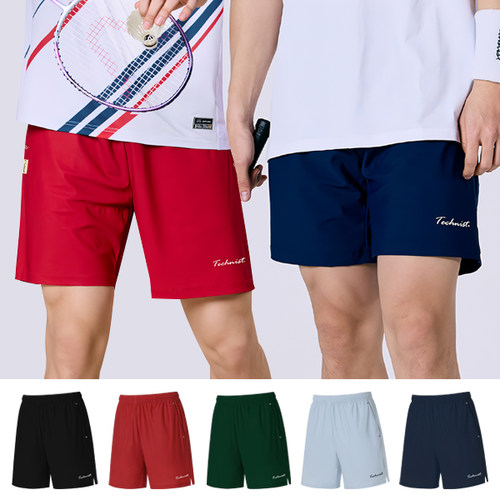 2025秋冬新品Technist韩国羽毛球服男款女款运动裤速干吸汗短裤