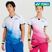 套装 速干吸汗短袖 韩国YONEX尤尼克斯羽毛球服男女款 2026春夏新品