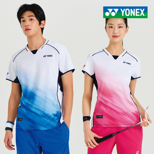 2026春夏新品韩国YONEX尤尼克斯羽毛球服男女款速干吸汗短袖套装