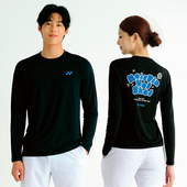 2025秋冬新品 上衣 YONEX尤尼克斯韩国YY羽毛球服男女速干吸汗长袖