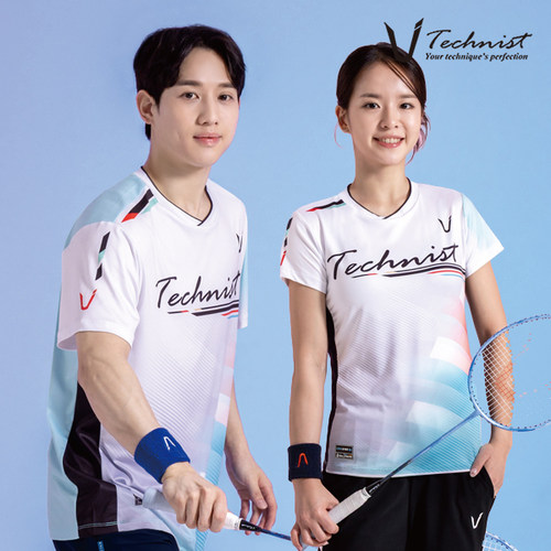 2026春夏新品Technist韩国羽毛球服男款女款运动短袖速干吸汗T恤