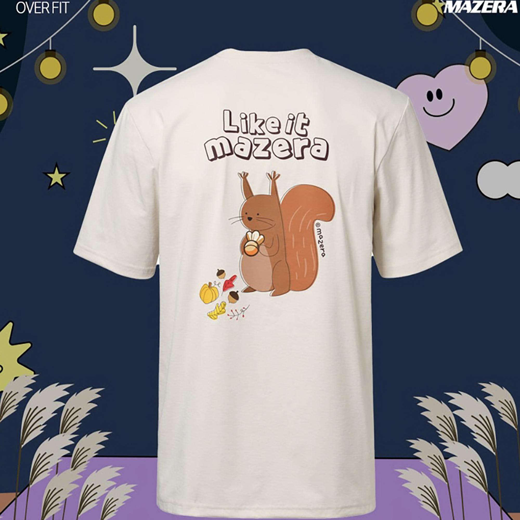 24新品韩国MAZERA夏季新品羽毛球服男女同款运动T恤吸汗可爱短袖1