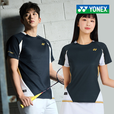 2026春夏新品韩国YONEX尤尼克斯羽毛球服男女款速干吸汗短袖套装