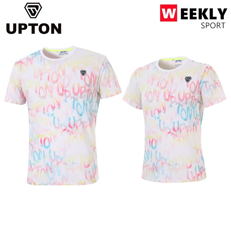韩国upton羽毛球服速干吸汗绘画