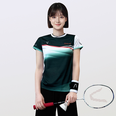 2025秋冬新品Technist韩国羽毛球服男款女款运动短袖速干吸汗T恤