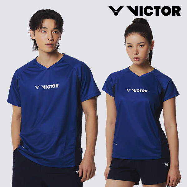2026春夏新品VICTOR威克多韩国胜利羽毛球服男女吸汗短袖速干T恤