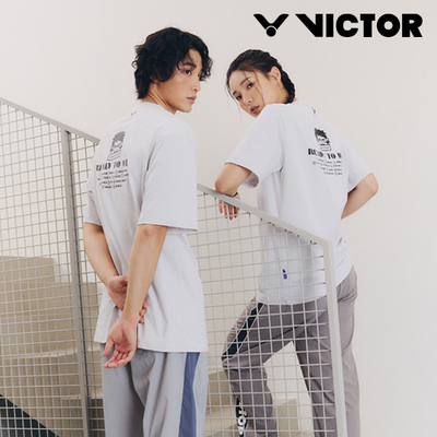 2026春夏新品VICTOR威克多韩国胜利羽毛球服男女同款运动短袖T恤