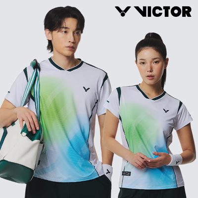 2026春夏新品VICTOR威克多韩国胜利羽毛球服男女吸汗短袖速干T恤