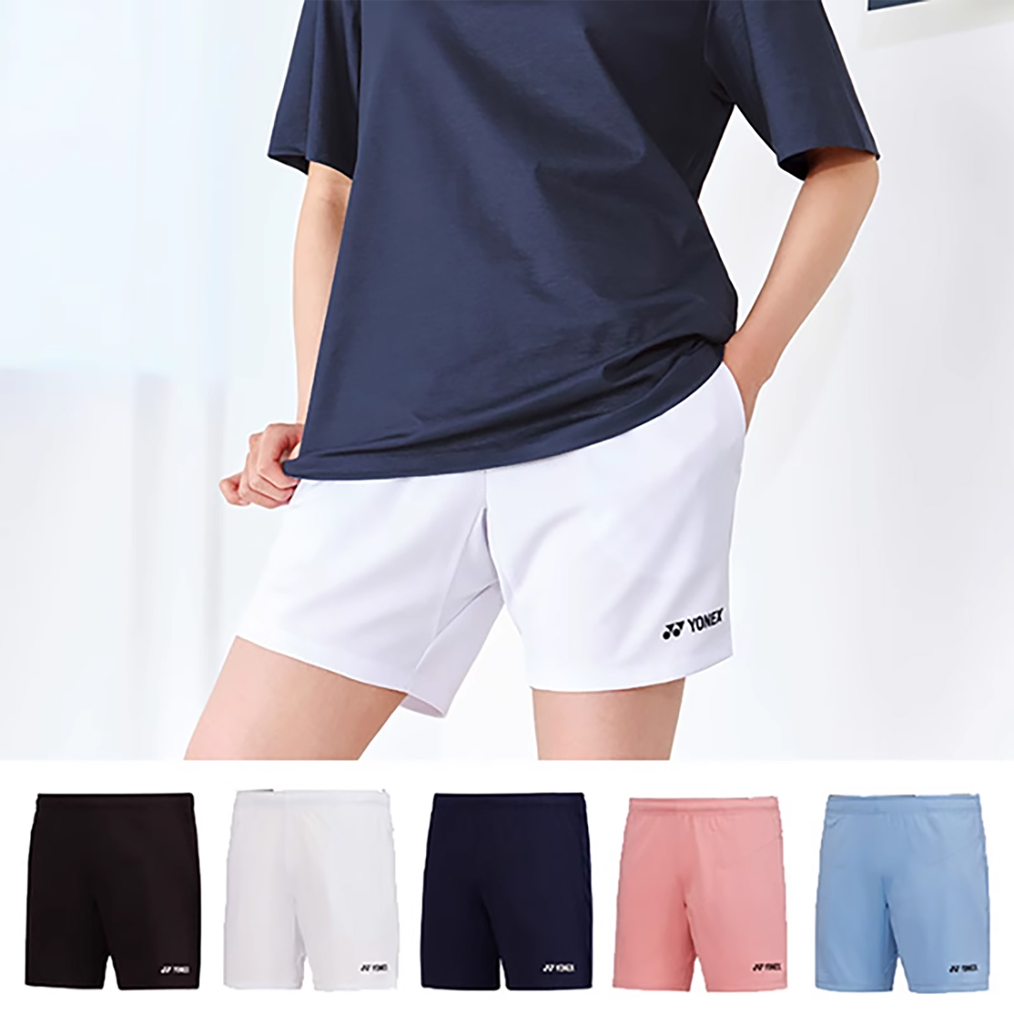 官方特价！YONEX尤尼克斯韩国YY羽毛球服运动速干男女款短裤