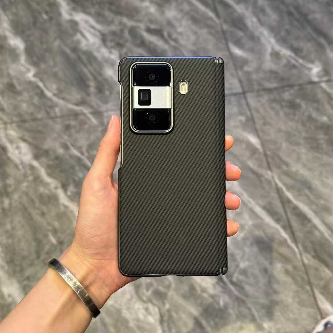 适用荣耀Magicv2手机壳vs3全包中轴磁吸v3至臻版Magic铰链vs2折叠屏炭纤维纹高档商务保护套超薄男女外壳