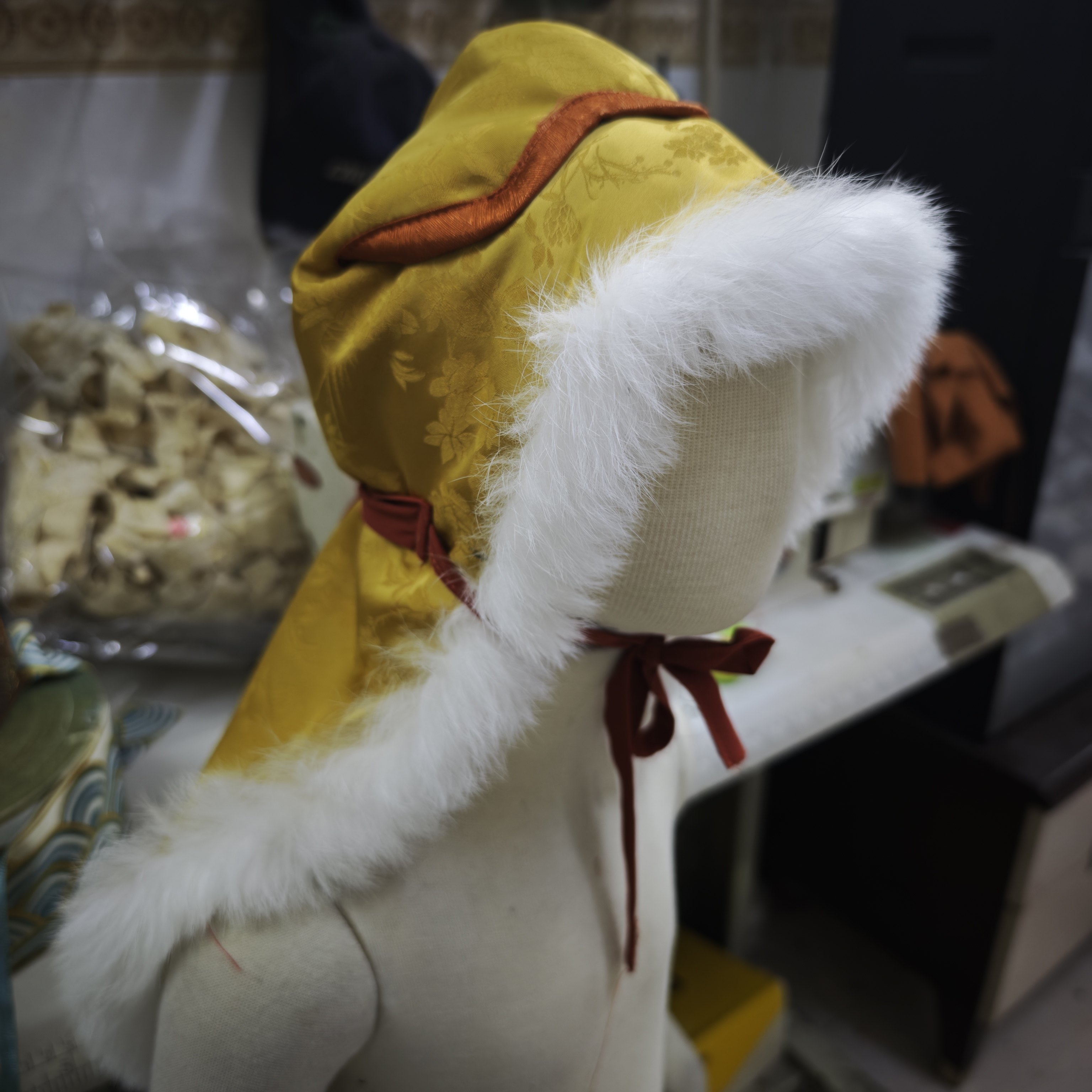 玺儿制作童装 风帽 兔毛 现货汉服套装