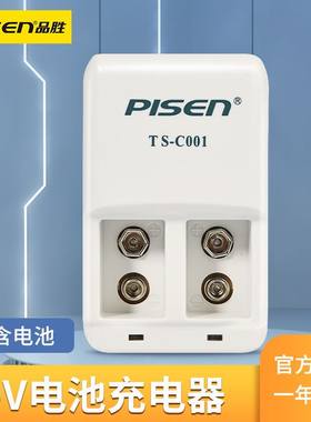 正品 品胜 9v方形电池 数码宝 万用表无线麦克风电池充电器 包邮