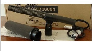 world sound EM-765专业采访摄像机采访话筒 配EX1R/X160等