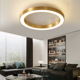 轻奢led客厅吸顶灯 圆环大气餐厅卧室灯现代简约北欧灯具极简灯饰