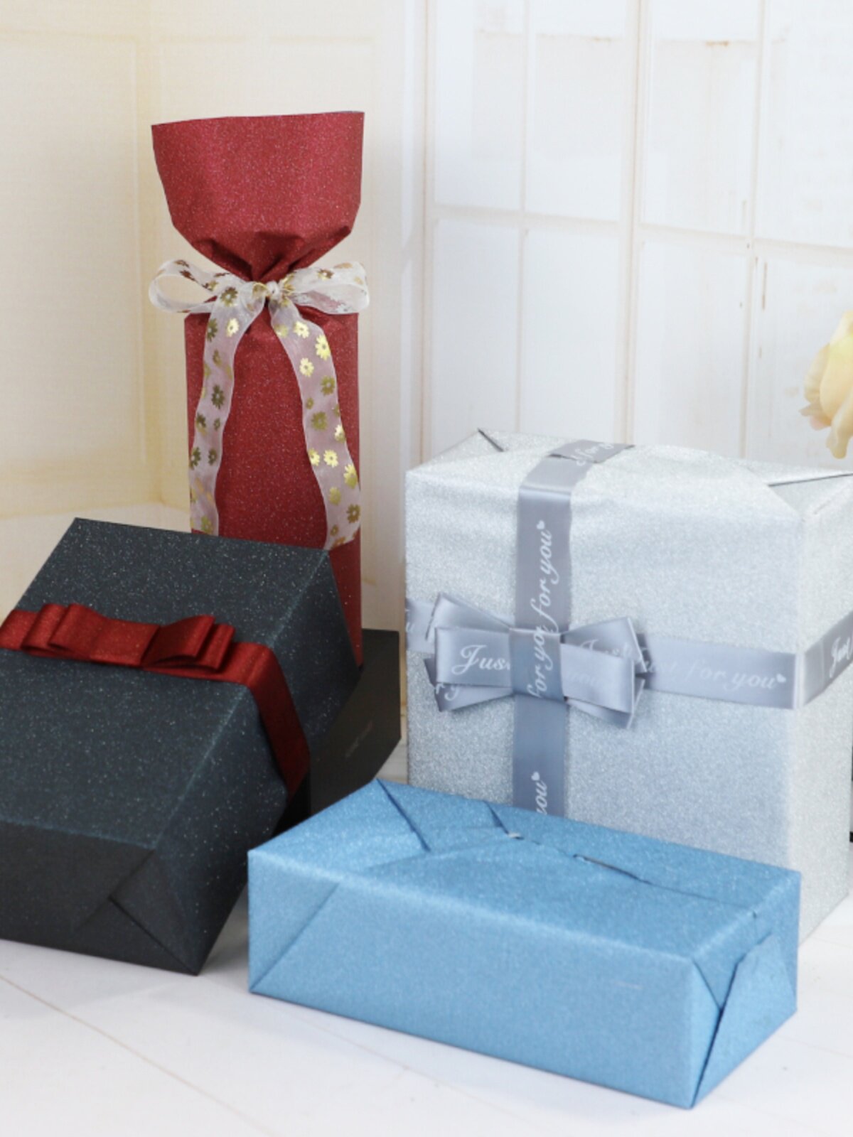 생일 어린이날 크리스마스 발렌타인데이 남녀공용 선물 종이선물박스 포장지 색종이 방수가방 책표지