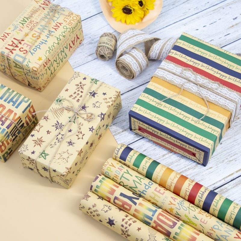 英文彩色报纸复古牛皮纸鲜花干花生日礼物礼品包装纸材料包书皮纸,文具电教/文化用品/商务用品,包装纸/蜂窝纸,淘宝优惠券,粉丝福利购,淘宝优惠卷