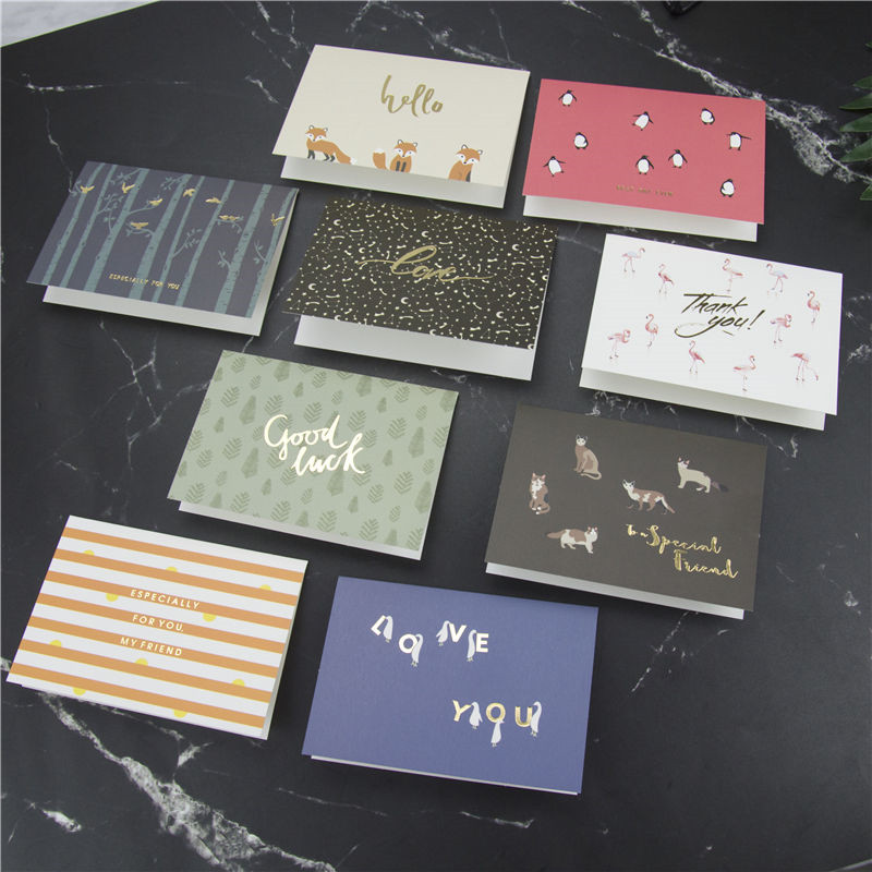 教师节生日礼物烫金商务星空贺卡带信封创意祝福感谢留言感恩卡片