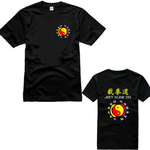 截拳道jeetkunedo李小龙纯棉速干