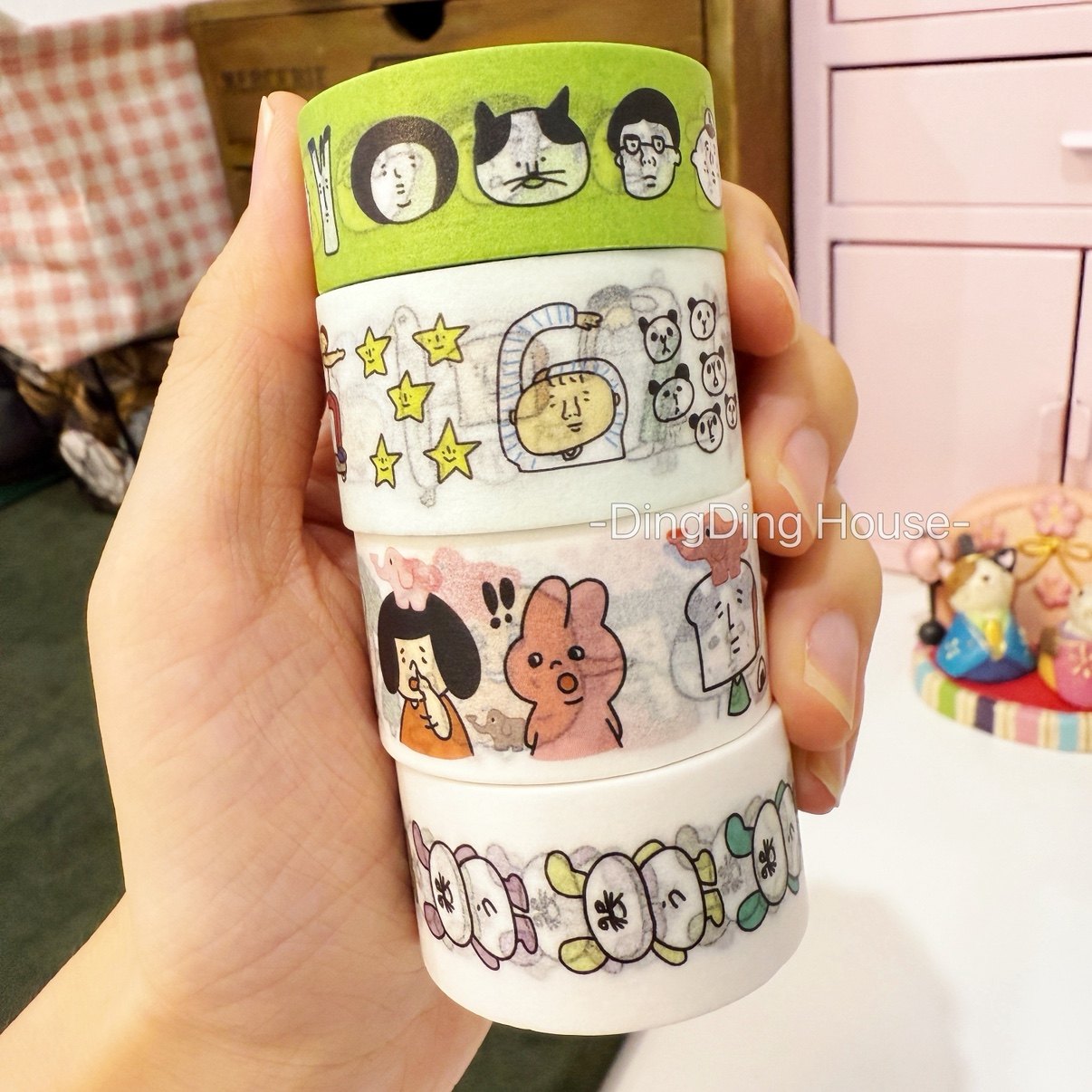 分装|日本  hanco makkey 个人作家和纸胶带搞怪老头手帐装饰素材,文具电教/文化用品/商务用品,和纸胶带,淘宝优惠券,粉丝福利购,淘宝优惠卷