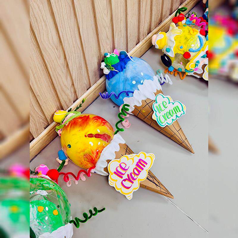 夏日手工diy冰淇淋超轻粘土