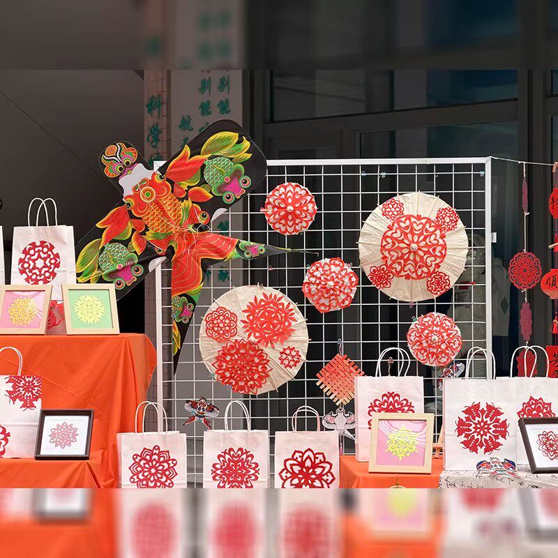 幼儿园环创材料剪纸非遗长卷画纸