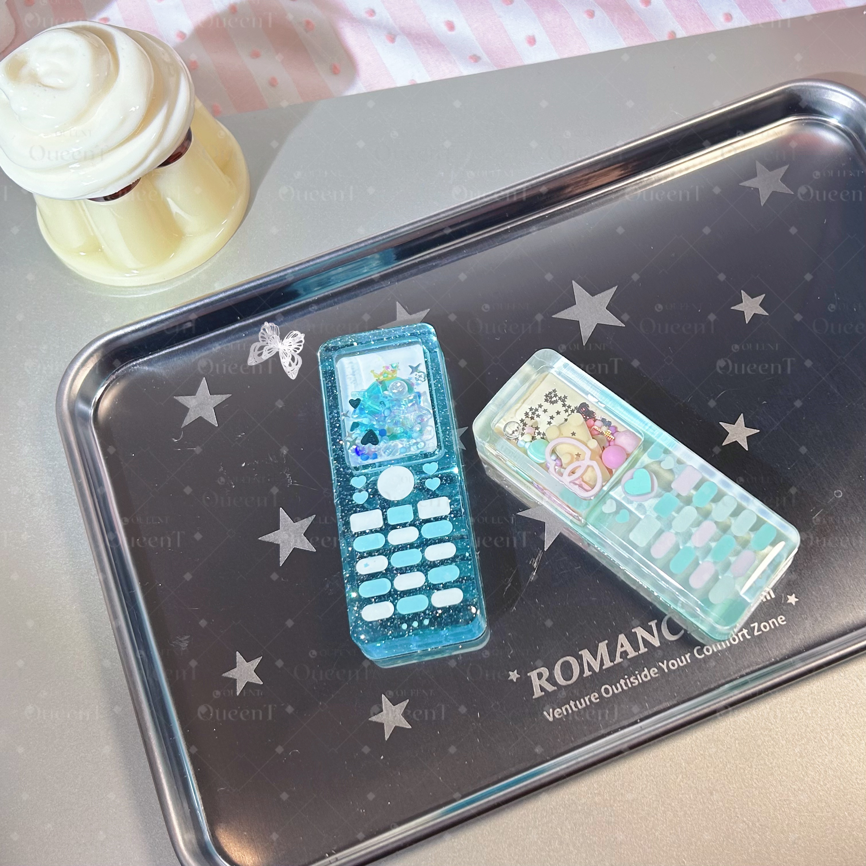 复古手机电话滴胶流沙模具