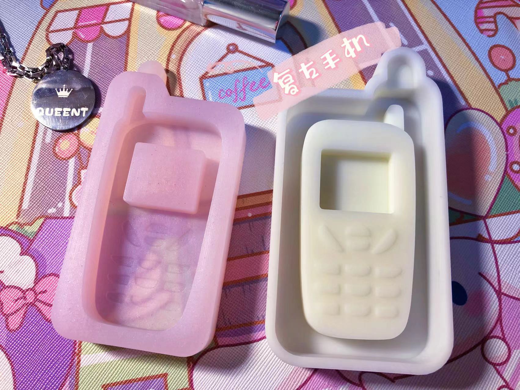 原PO授权   QUEENT流沙模具 复古手机 电话 0278