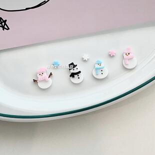 神奇彩虹怪味豆授权款 QUEENT滴胶模具 雪人 配件盘 咕卡 1037