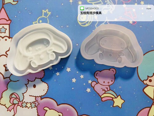 QUEENT硅胶流沙模具大耳狗