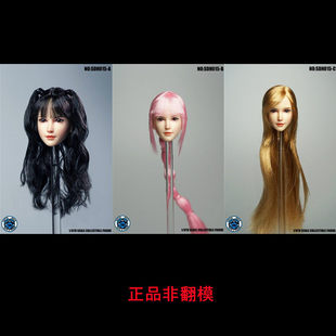 SUPER DUCK SDH015 1/6 女头雕  ABCD四款  女兵人散件现货