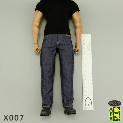型人坊1/6兵人强壮素体牛仔裤