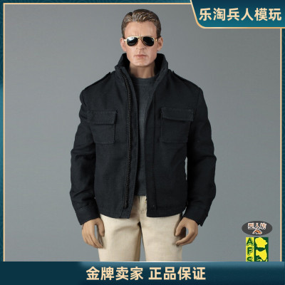 AFS型人坊 X009 1/6兵人 男士工装夹克 美队潜行上衣黑蓝两色现货