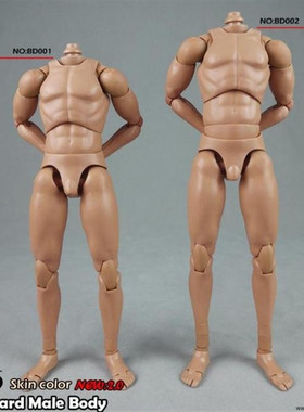 COOMODEL 1/6兵人可动男素体 MB BD001 BD002 2.0 2024升级版现货